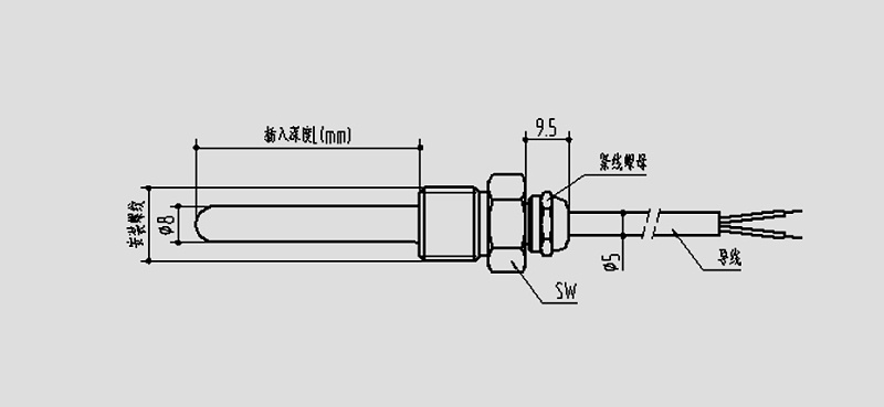 2、PCT110溫度傳感器